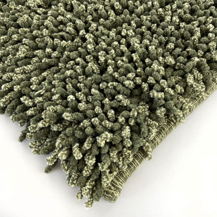 TAPPETO CHANTAL 56X56CM OLIVA IN COTONE