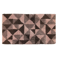 TAPPETO GEOMETRIC 55X100CM ROSA AGE IN COTONE