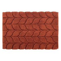 TAPPETO TRECCIA 60X90CM TERRACOTTA IN COTONE