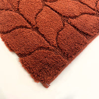 TAPPETO TRECCIA 60X90CM TERRACOTTA IN COTONE