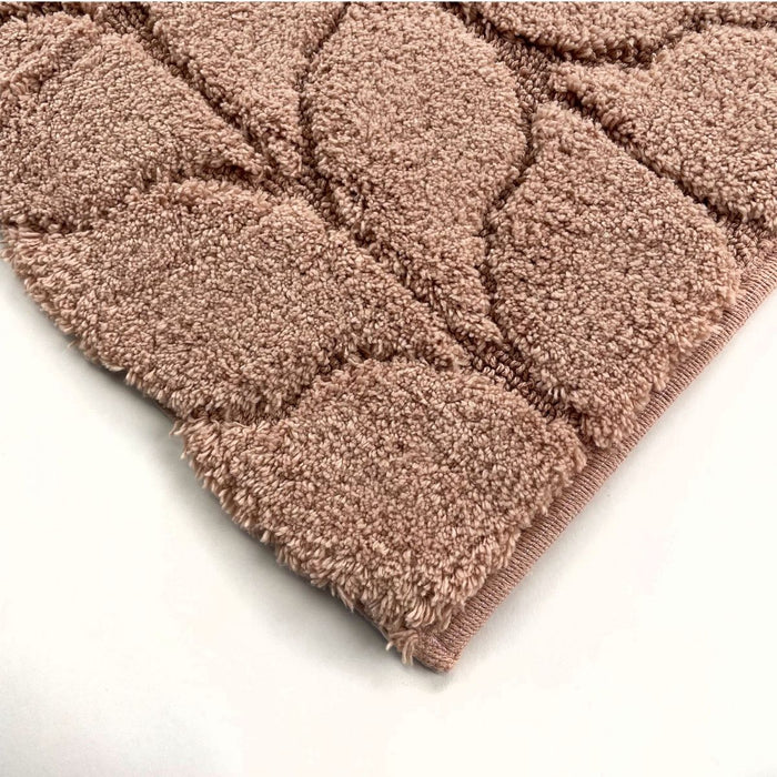 TAPPETO TRECCIA 60X90CM ROSA AGE IN COTONE