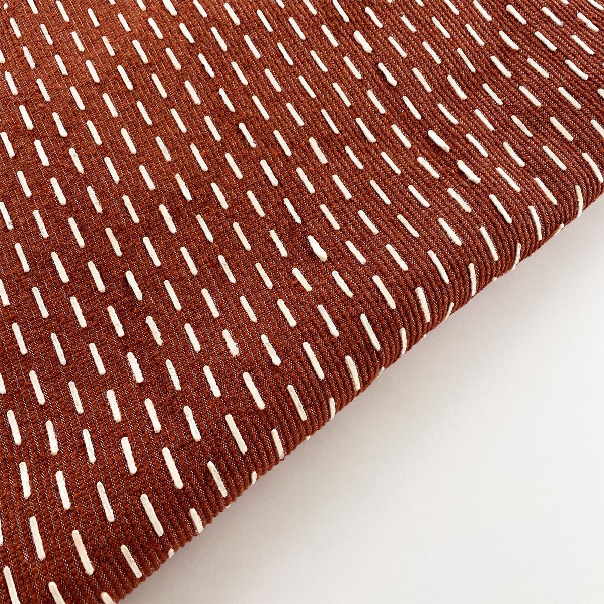 TAPPETO TRECCIA 60X90CM TERRACOTTA IN COTONE