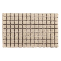 TAPPETO PLAZA 60X110CM COLOR NATURALE IN COTONE