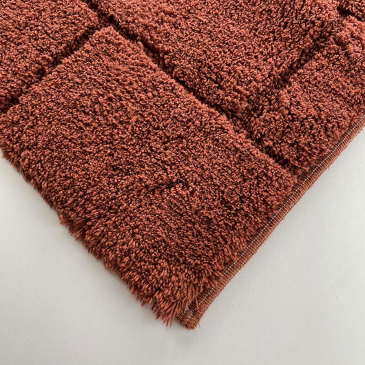 TAPPETO WALL 55X100CM TERRACOTTA IN COTONE