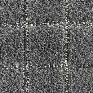 TAPPETO PLAZA 60X110CM PIOMBO IN COTONE