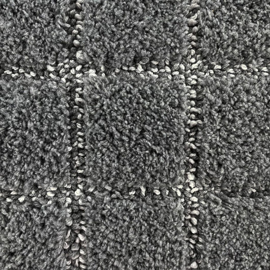 TAPPETO PLAZA 60X110CM PIOMBO IN COTONE