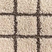 TAPPETO PLAZA 60X110CM COLOR NATURALE IN COTONE