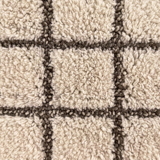 TAPPETO PLAZA 60X110CM COLOR NATURALE IN COTONE