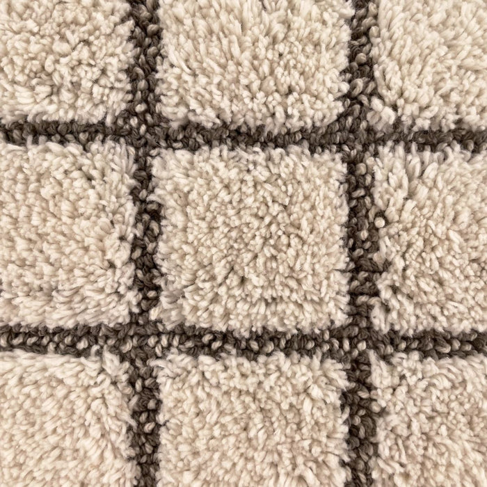 TAPPETO PLAZA 60X110CM COLOR NATURALE IN COTONE