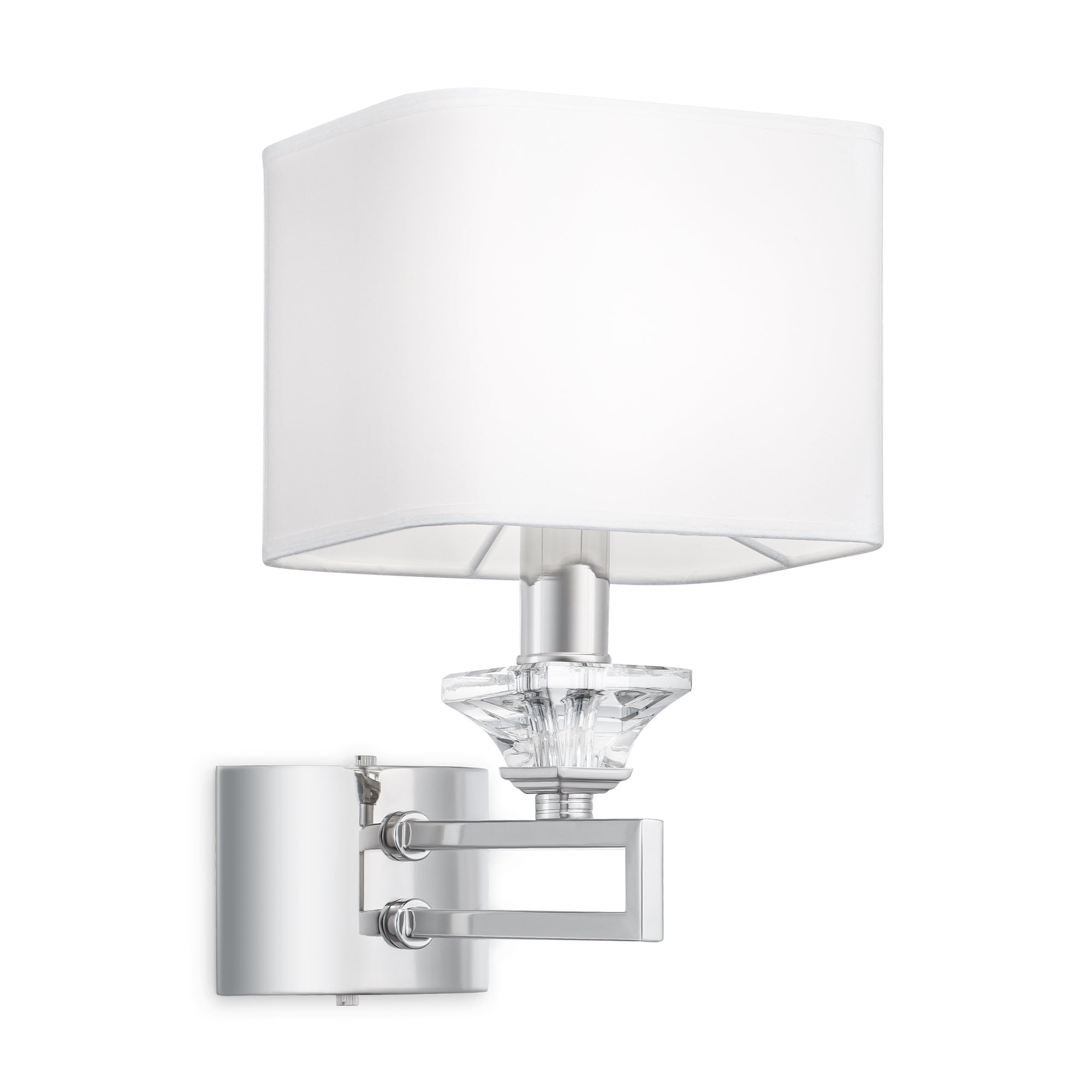 Lampada da parete Neoclassic in Metallo Ontario Cromo