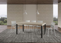 Tavolo allungabile 90x200/460 cm Every cashmere gambe antracite