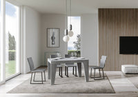 Tavolo allungabile 90x120/224 cm Naxor Cemento