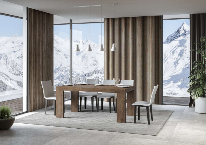 Tavolo allungabile 90x200/304 cm Roxel noce