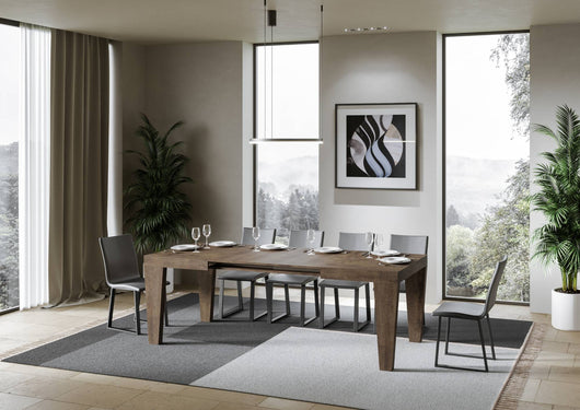 Tavolo allungabile 90x130/234 cm Pimbo Noce