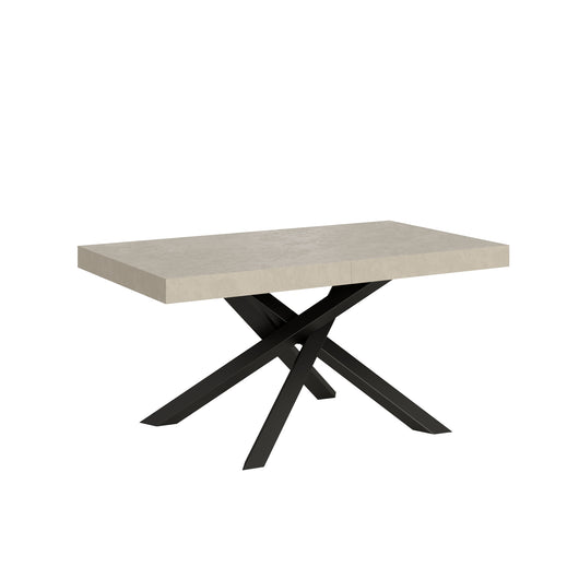 Tavolo allungabile 90x160/264 cm Volta cashmere gambe antracite