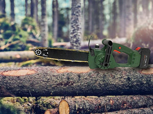 Motosega a Batteria con Lama da 12" (30cm) Taglio Massimo 30 cm Elettrosega due Batterie 68V 6000mAh con Pompetta Olio per Lubrificazione Catena Automatica per Tagliare Rami e Legno