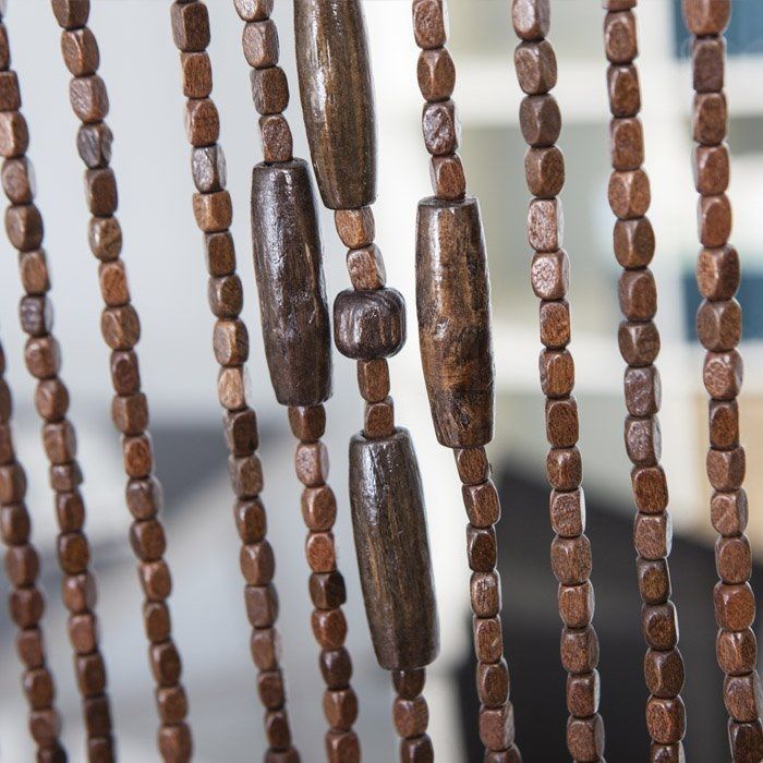 TENDA PER PORTA ESTERNO LEGNO 120X240 MARRONE