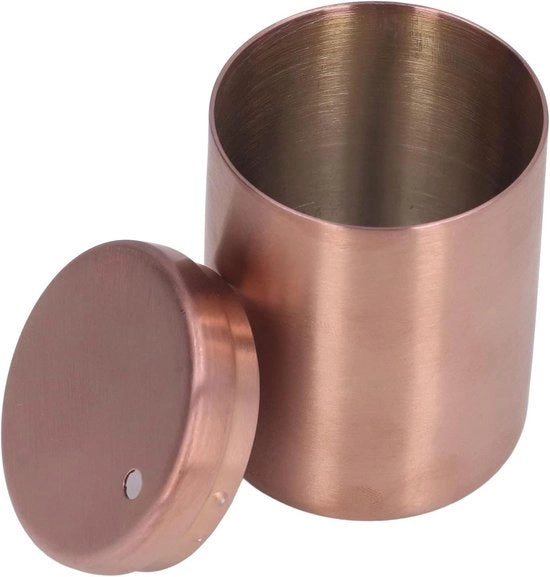 Oggetto di conservazione Dispensatore per rvs contenitore per spazzolini da denti case per spazzolini da denti contenitore di conservazione per spazzolini da denti Organizzatore (Rose oro)