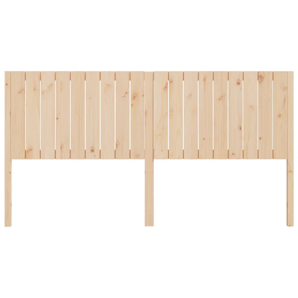 Testiera per Letto 185,5x4x100 cm in Legno Massello di Pino 818885
