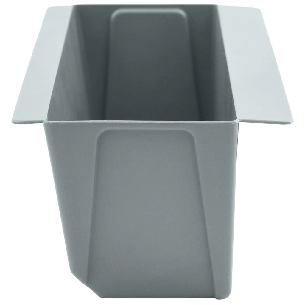 2 pz Fioriere | Cassetta per fiori | Vaso per Euro pallet 1Grigio chiaro