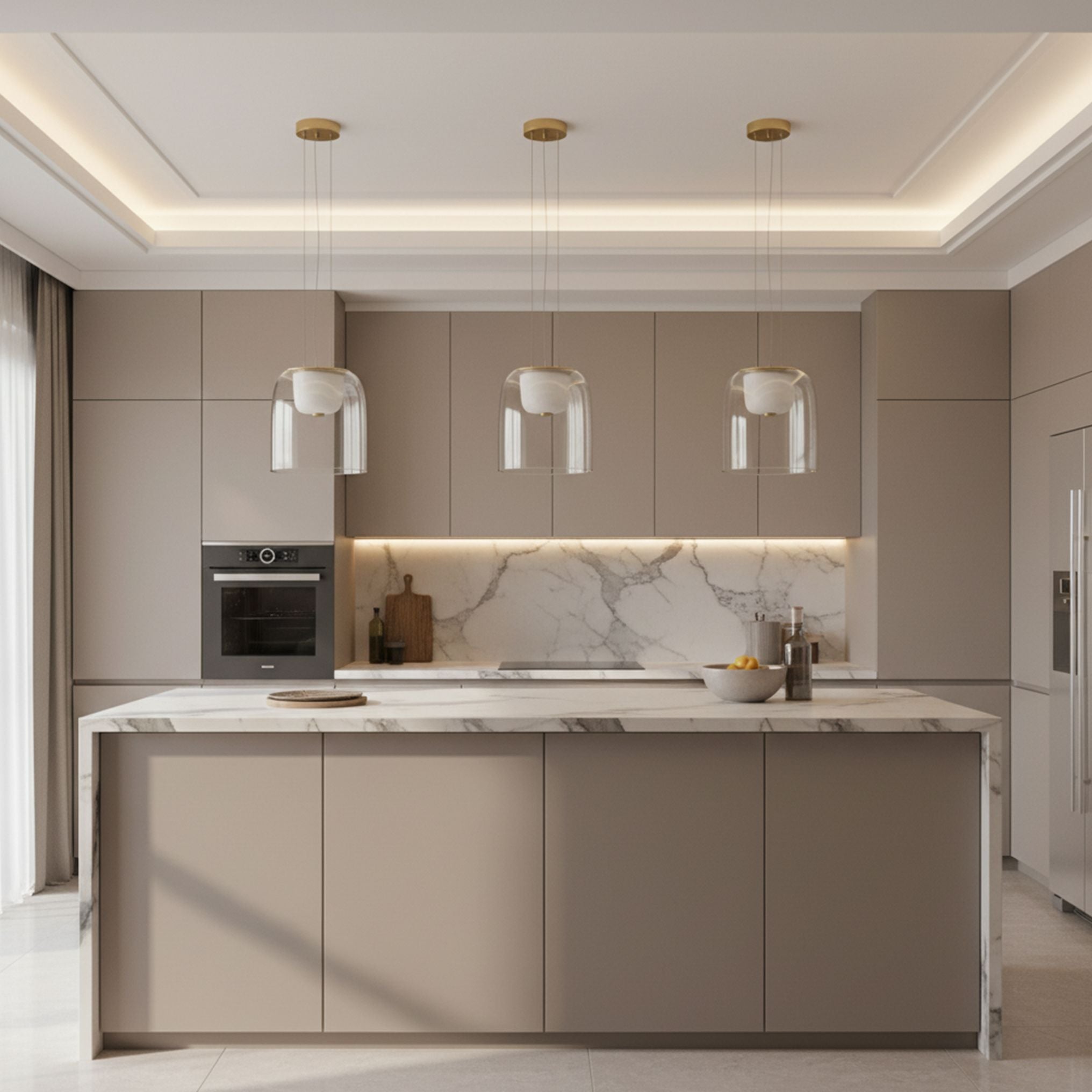 Lampada A Sospensione Led APP1689-1PC A Gold