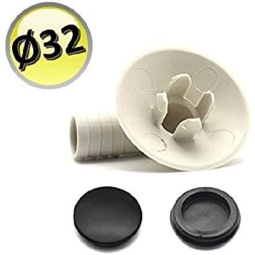 Piletta scarico condensa curva c on attacco d.32 mm - scarico d.e