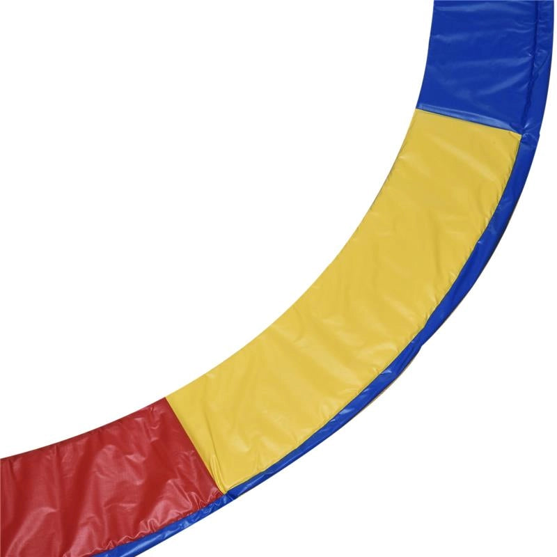 COPERTURA DI PROTEZIONE PER TRAMPOLINO ELASTICO ROSSO GIALLO E BLU Ø244CM