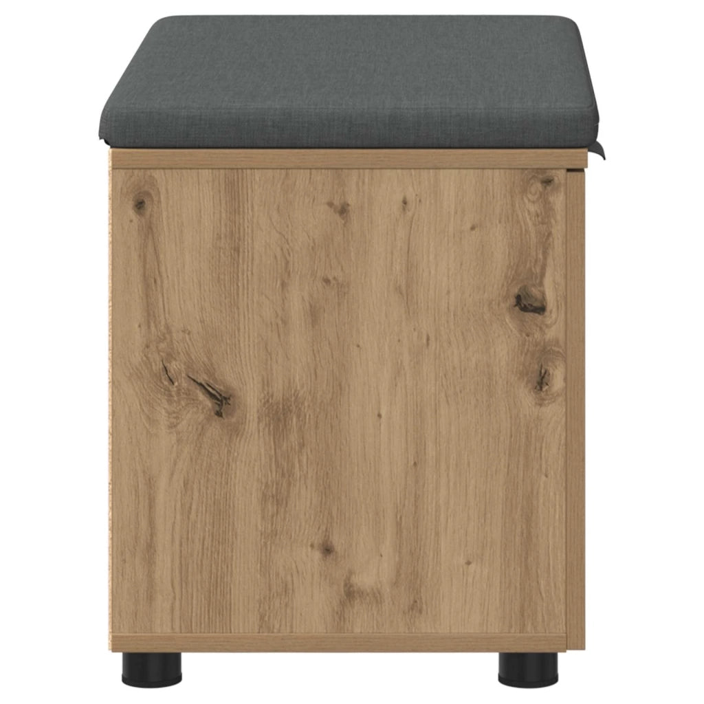 Panca per scarpe con cuscino Rovere Artigianale 60 x 38 x 46 cm 906097