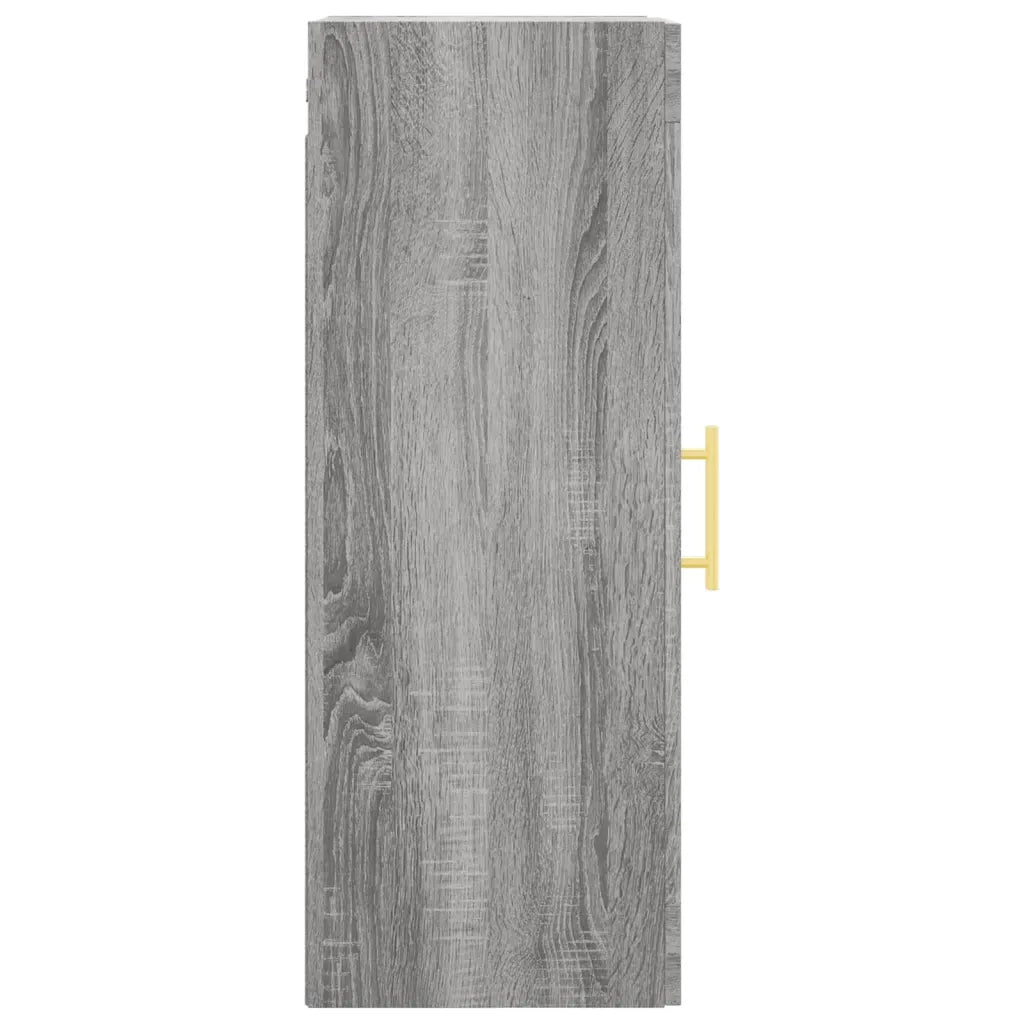 Mobile a Parete Grigio Sonoma 34,5x34x90 cm 828906