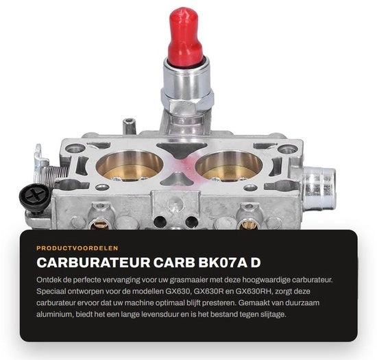 Set di sincronizzazione carburatore per graminicoltura - Carburatore di alta qualità in alluminio - Facile da installare - Set di regolazione carburatore - Carburatore di sostituzione affidabile