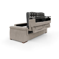 Giunone Divano letto mat. H18 220 cm (mat. 140x197 cm) beige