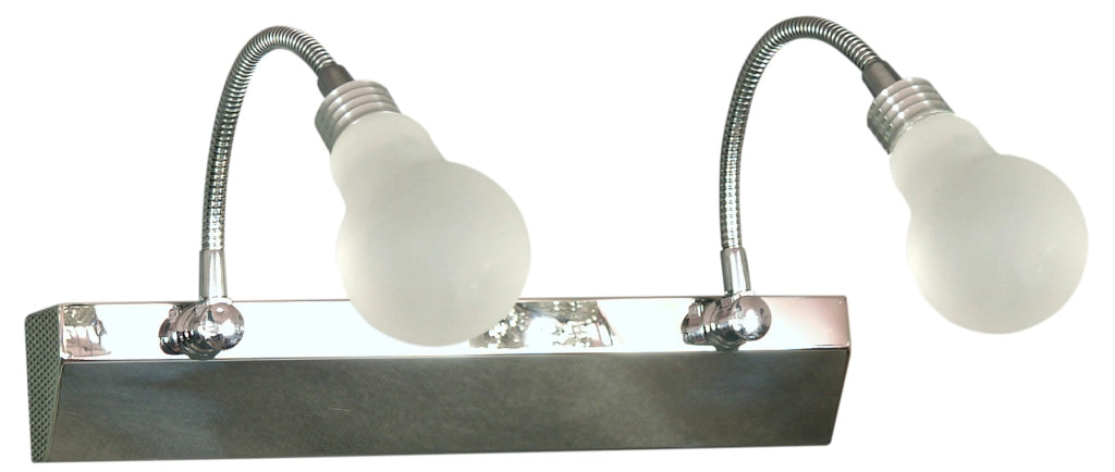 Applique da parete Candellux Acrylic 22-27054 LED 2x cromo/bianco