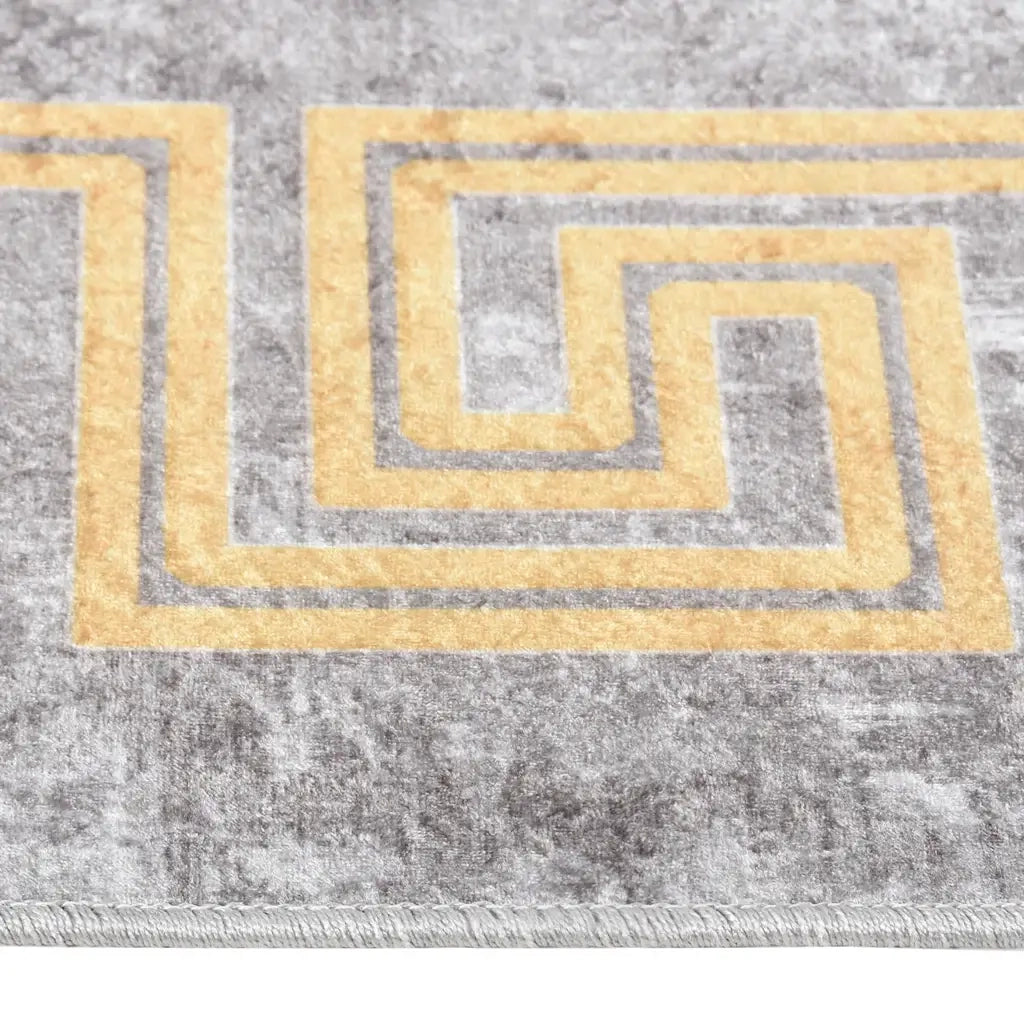 Tappeto Lavabile 190x300 cm Grigio 337938