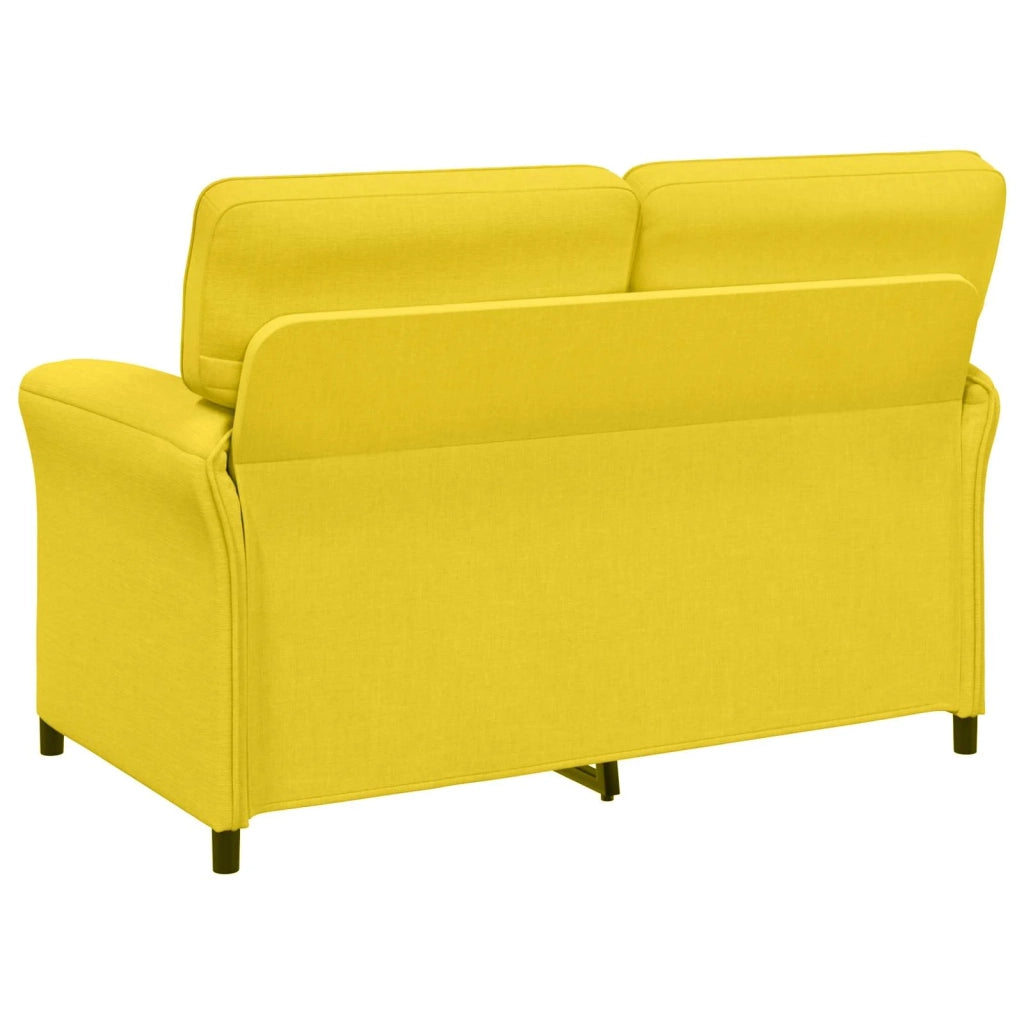Set di divani 2 pz Giallo Chiaro Tessuto 3424853