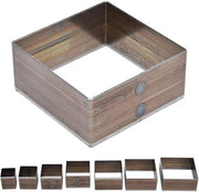 Stamini in legno - 7 pezzi, 20-50 mm - foro centrale - attrezzo DIY per artigianato manuale - creare cinture e portafogli.