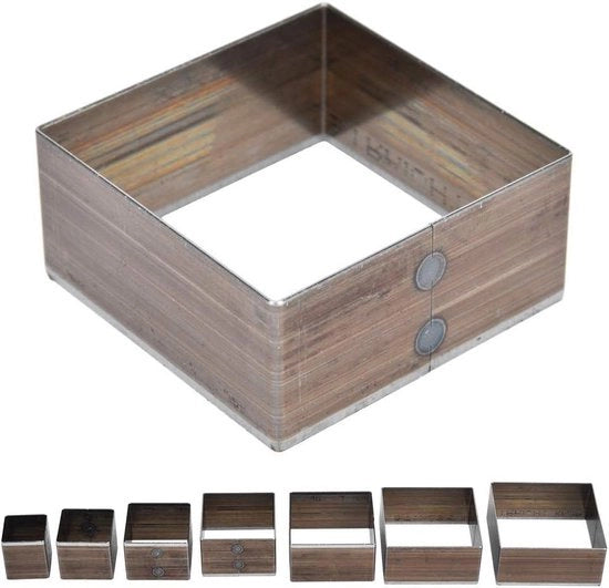 Stamini in legno - 7 pezzi, 20-50 mm - foro centrale - attrezzo DIY per artigianato manuale - creare cinture e portafogli.