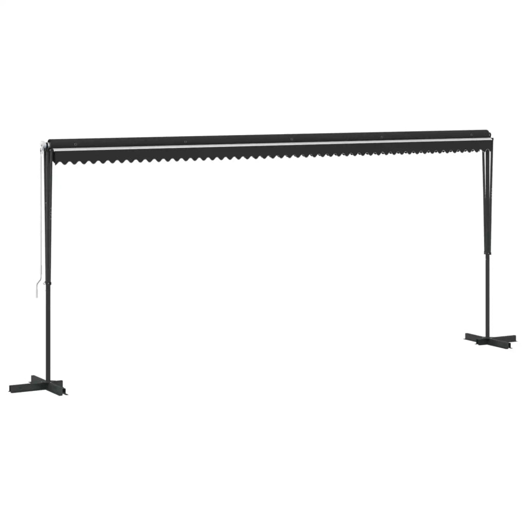 Tenda Parasole con Piedistallo 600x300 cm Antracite 145888