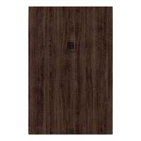 Piatto doccia in pietra SOLIDSTONE alto 2.8cm - NOCE SCURO - Misura: 80x140 x 2,8h