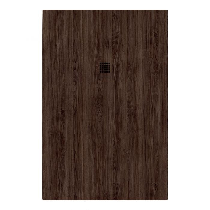 Piatto doccia in pietra SOLIDSTONE alto 2.8cm - NOCE SCURO - Misura: 70x100 x 2,8h