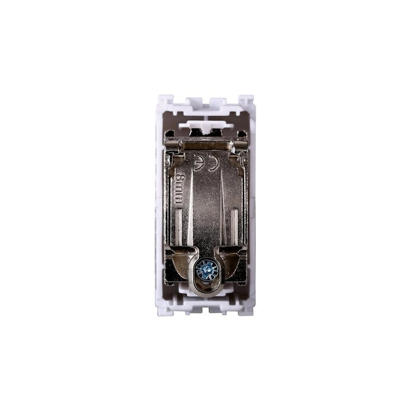 Connettore Presa TV Passante Maschio Colore Bianco Compatibile Con Vimar Arke