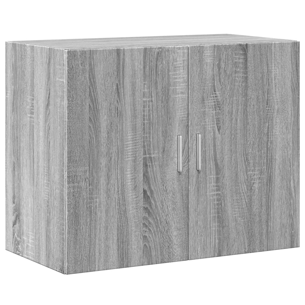 Armadietto a Muro | Mobile a Parete Grigio Sonoma 80x42,5x64cm in Legno Multistrato