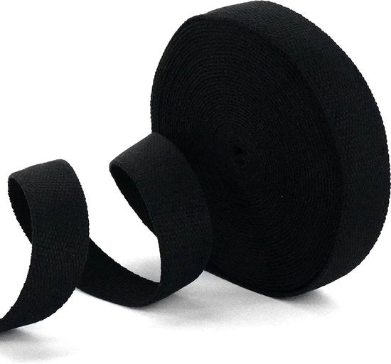 Rolle di 10m di corda singola in cotone nero 40mm - Mix 

(Nota: ho rimosso il nome del marchio "Trimit")
