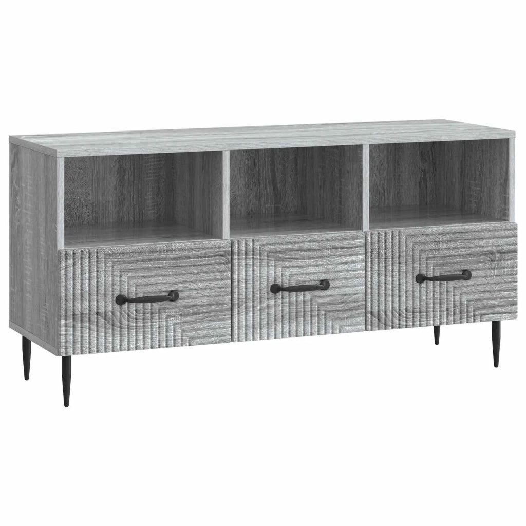 Mobile TV Grigio Sonoma 102 x 34,5 x 50 cm Legno ingegnerizzato 894911