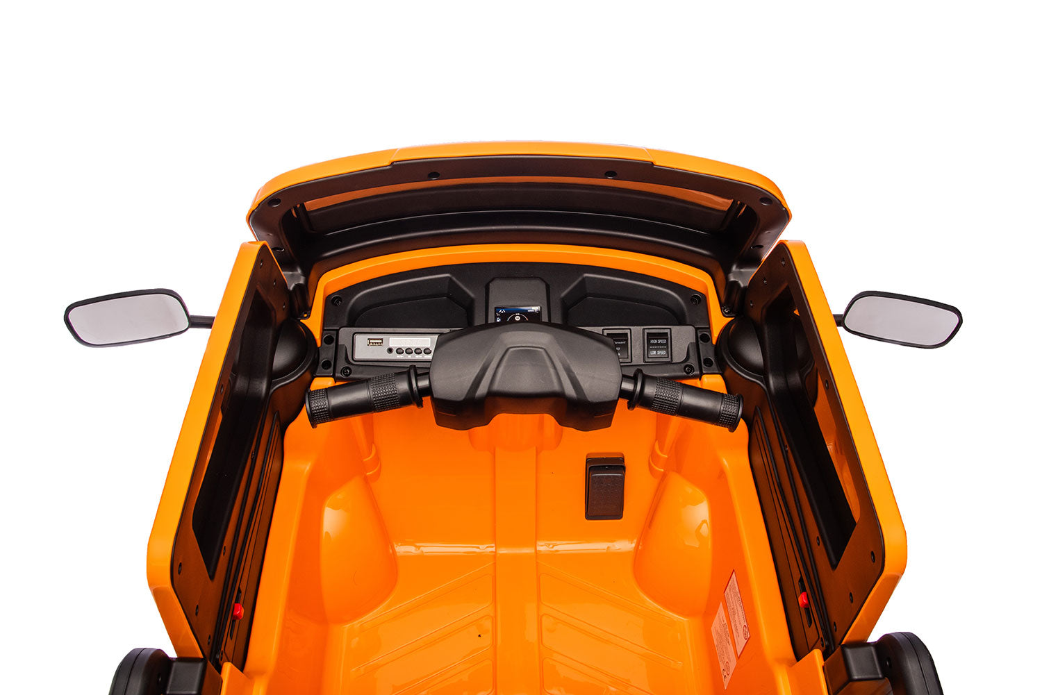 Macchina Elettrica per Bambini Licenza Piaggio Apecar 12V Arancione