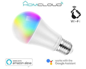 Homcloud EE-11WE27 domotica Lampadina Wi-FI RGB+CCT E27 dimmerabile