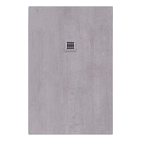 Piatto doccia in pietra SOLIDSTONE alto 2.8cm - MICROCEMENTO - Misura: 80x120 x 2,8h 