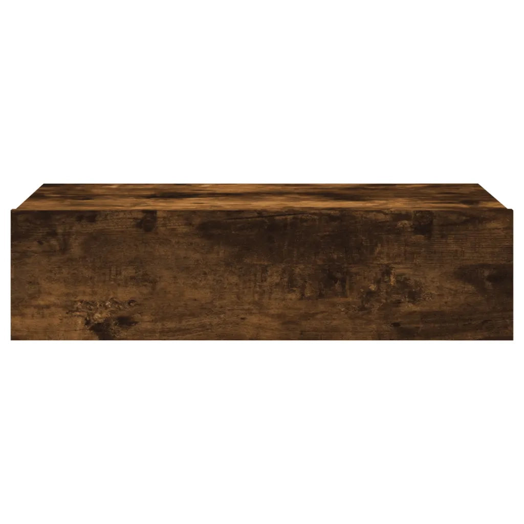 Mobile TV | Armadietto TV | Mobile Porta TV con Luci LED Rovere Fumo 60x35x15,5 cm
