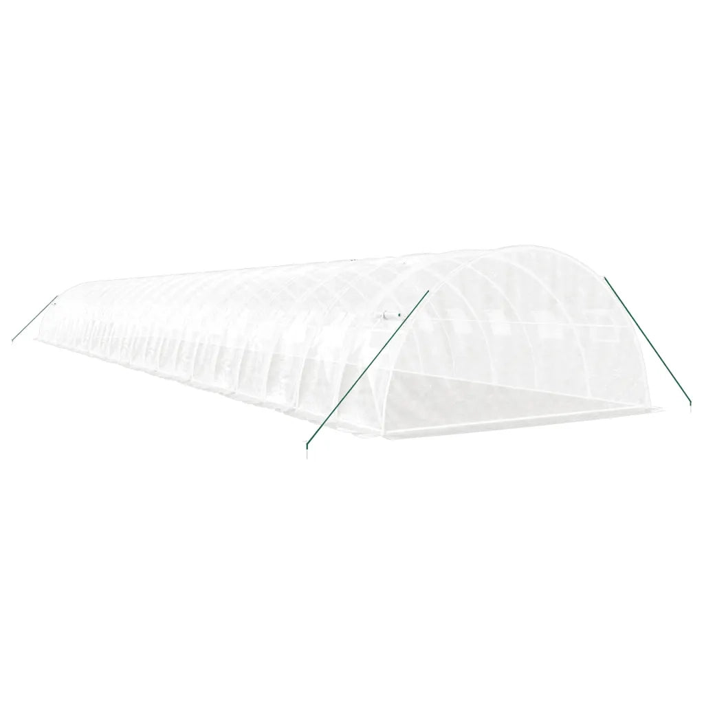 Serra con Telaio in Acciaio Bianco 88 mÂ² 22x4x2 m