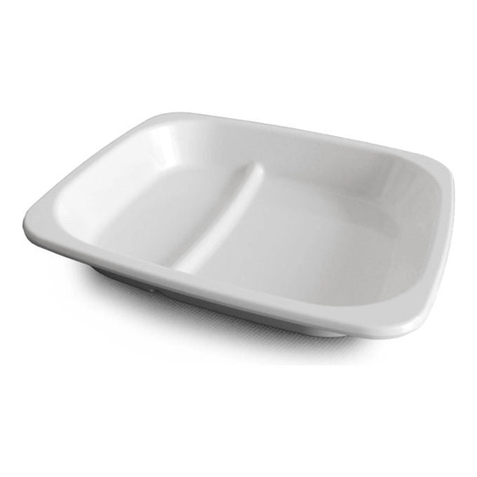 Cartaffini V05500bb Piatto Melamina 2 Scomparti Bianco