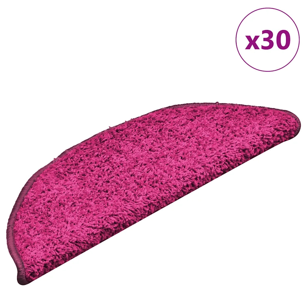 Tappetini per Scale 30 pz Rosa 56x17x3 cm